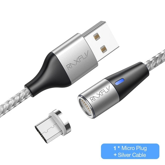 Magnetic Charger Data Micro USB Type-C Cable Magnet Lighting