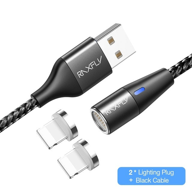 Magnetic Charger Data Micro USB Type-C Cable Magnet Lighting
