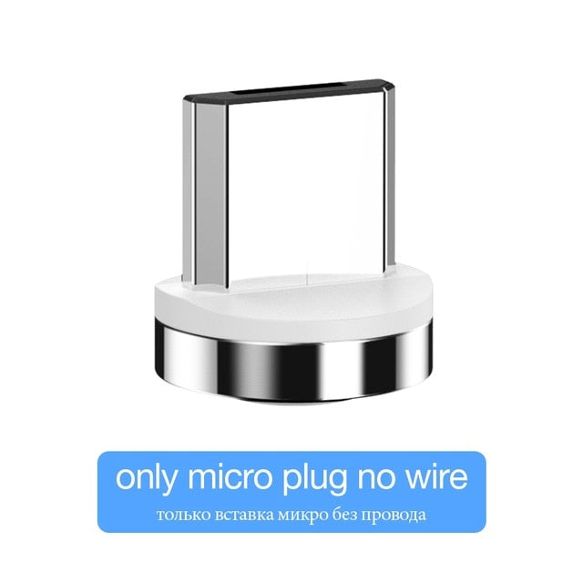 Magnetic Charger Data Micro USB Type-C Cable Magnet Lighting