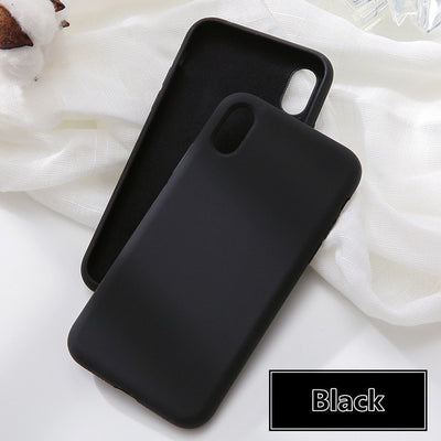 Cute Color Silicone  Phone Case For iPhone 6 6s 7 8 Plus