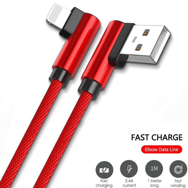 2M Micro USB Cable Fast Charger Braided Data Cable
