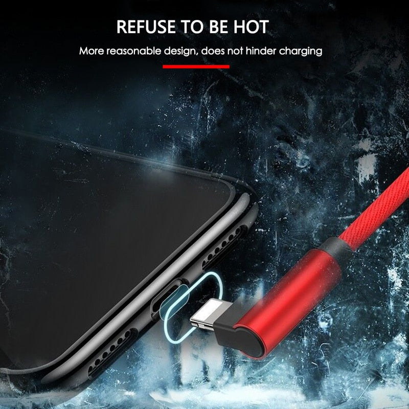 2M Micro USB Cable Fast Charger Braided Data Cable