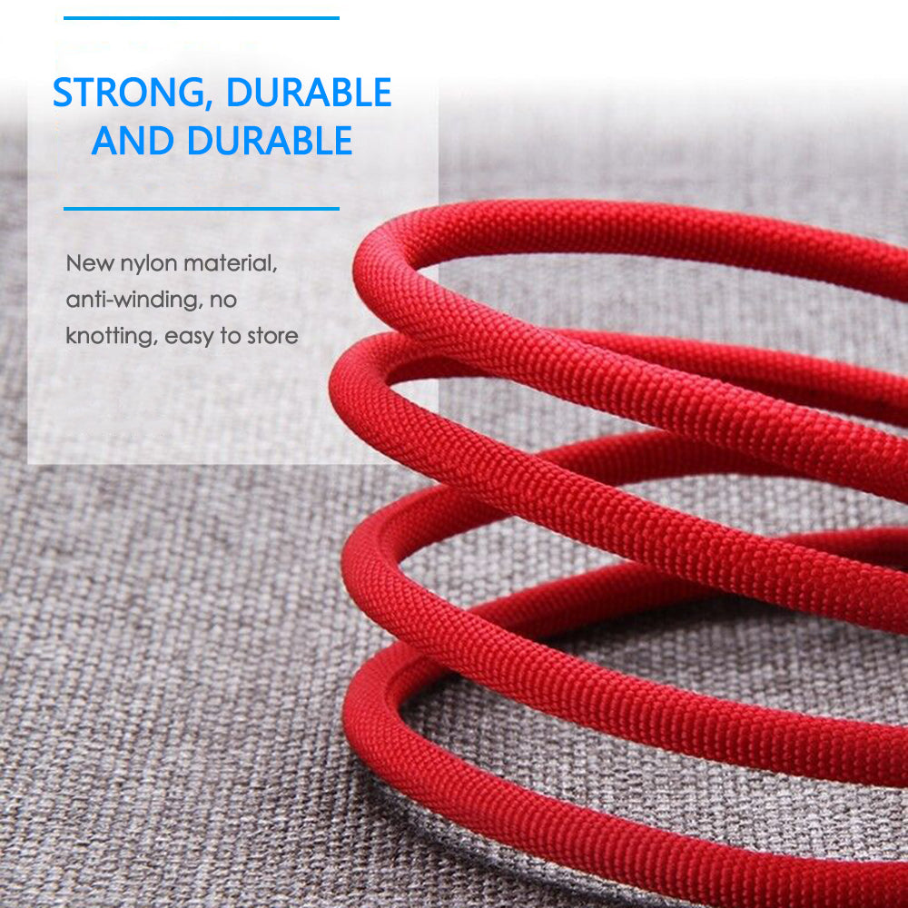 2M Micro USB Cable Fast Charger Braided Data Cable