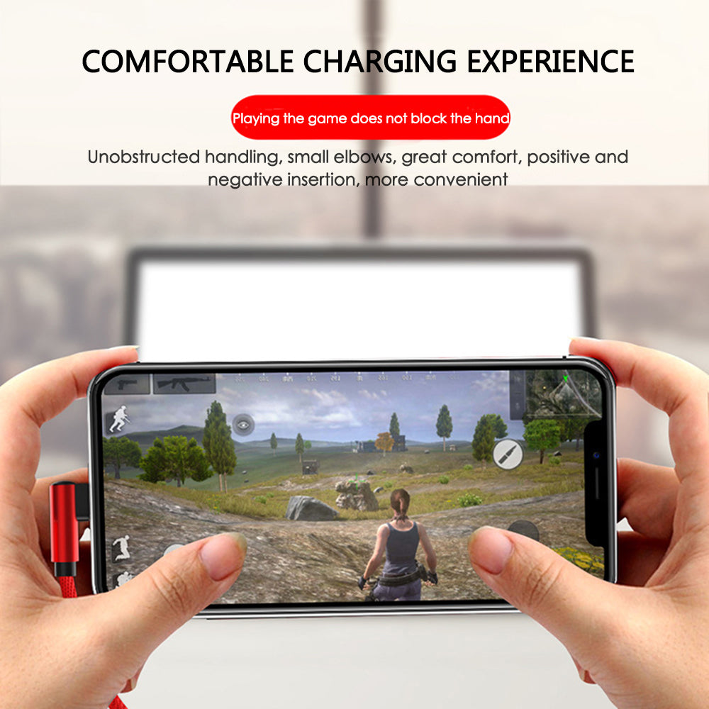 2M Micro USB Cable Fast Charger Braided Data Cable