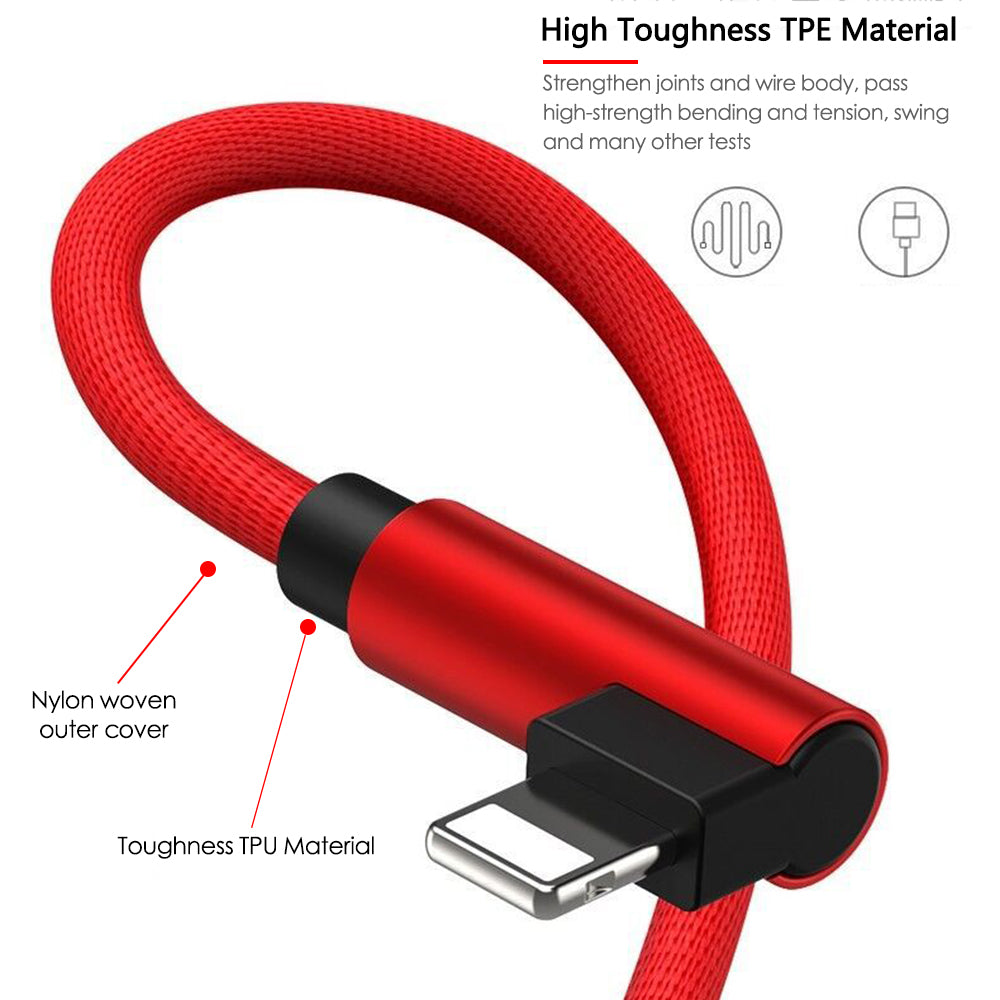 2M Micro USB Cable Fast Charger Braided Data Cable