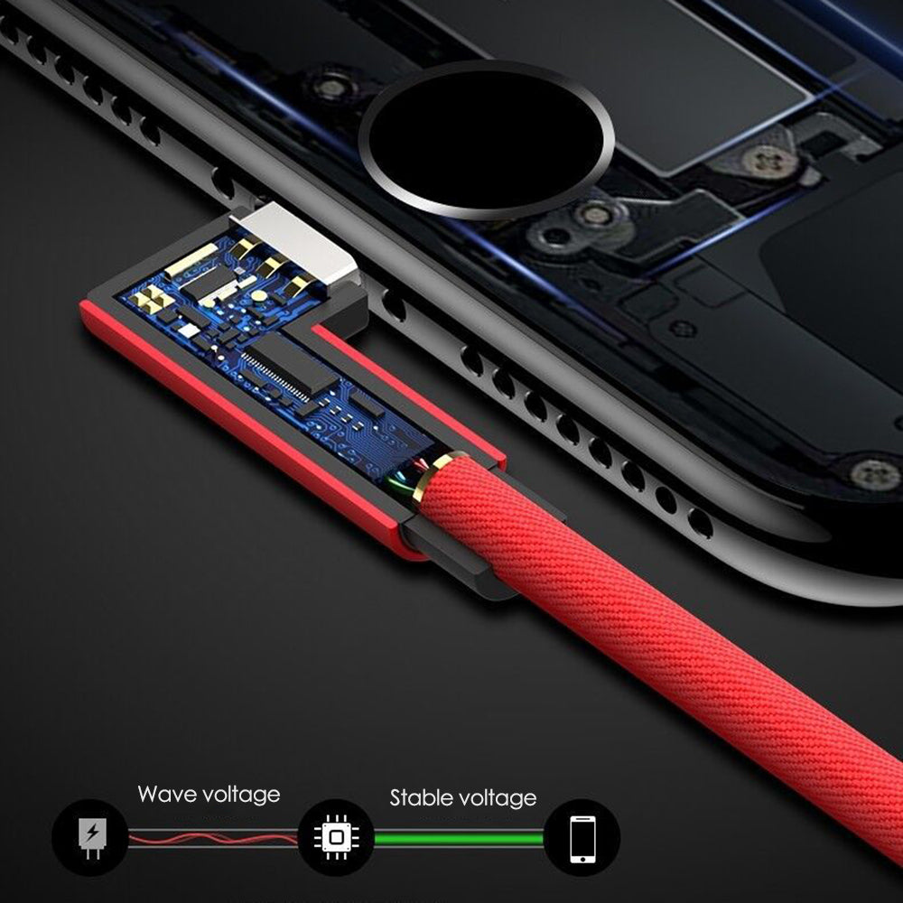 2M Micro USB Cable Fast Charger Braided Data Cable