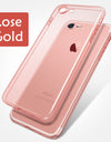 Luxury Clear Silicone Soft Case Transparent For iphone 7 8 6 6s Plus 7Plus 8Plus