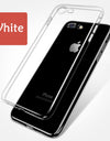 Luxury Clear Silicone Soft Case Transparent For iphone 7 8 6 6s Plus 7Plus 8Plus