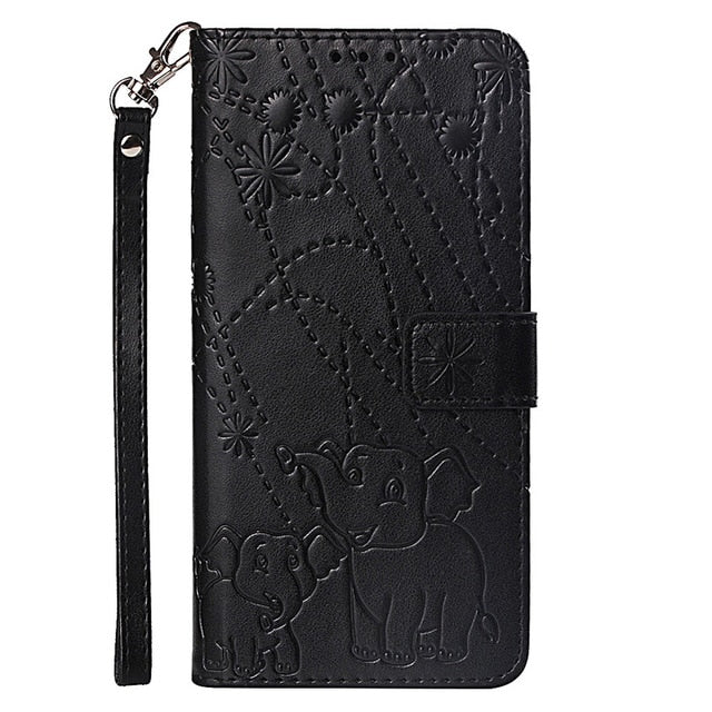 Wallet Case Flip Protective Skin Magnetic Clasp Card Slots Leather For Galaxy S10 S9 S8