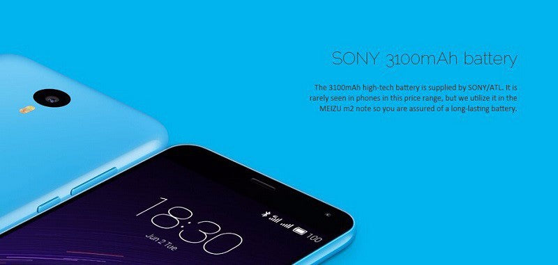 Meizu M2 Note 2 2GB RAM + 16GB ROM 4G LTE Smartphone