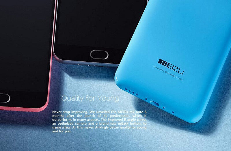 Meizu M2 Note 2 2GB RAM + 16GB ROM 4G LTE Smartphone