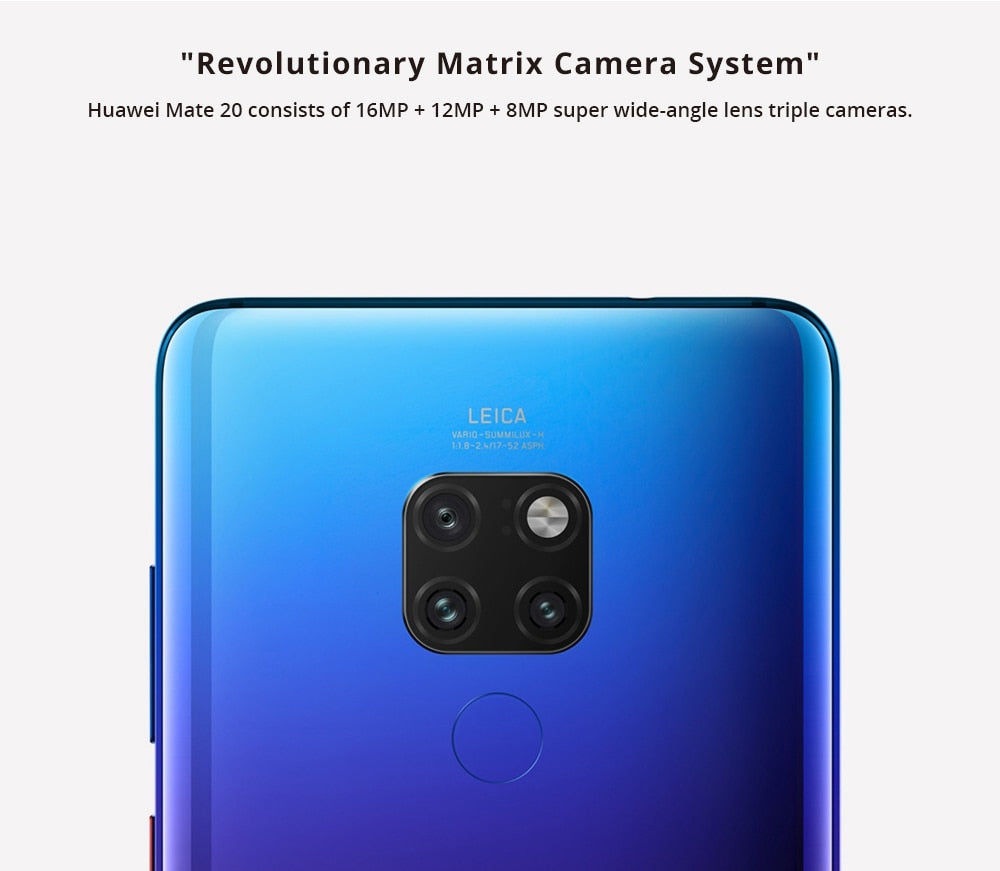 HUAWEI Mate 20 mobile phone 6GB RAM 64GB ROM