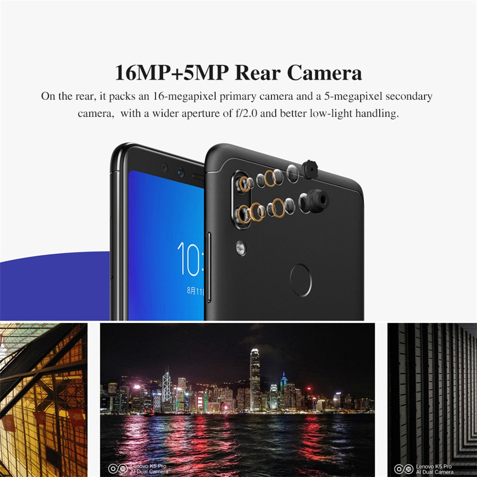 Lenovo K5 Pro 6GB RAM + 64GB ROM