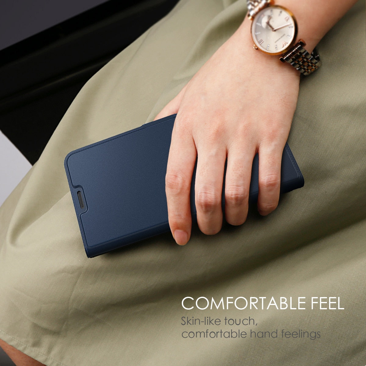 Phone Case For Meizu Note 9 Leather Flip Stand Wallet with Card Holders