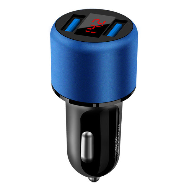 Car Charger Dual USB Port 3.1A for Xiaomi iPhone Samsung