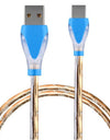 LED Light Micro USB Charger Cable High quality Charging Data