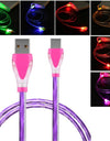 LED Light Micro USB Charger Cable High quality Charging Data